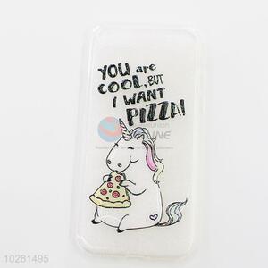 Lovely Cartoon Unicorn Printed Silicone Mobile Phone Shell for iphone