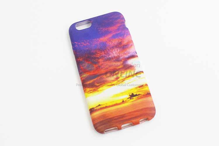 Sunset Pattern Water Paste Hard Mobile Phone Shell Phone Case For iphone6/6Plus