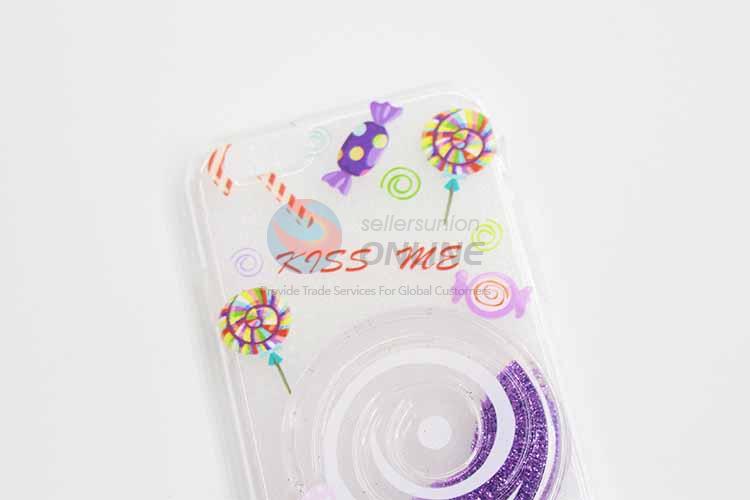 Kiss Me Lollipop Purple Sand Mobile Phone Shell Phone Case For iphone6/6Plus