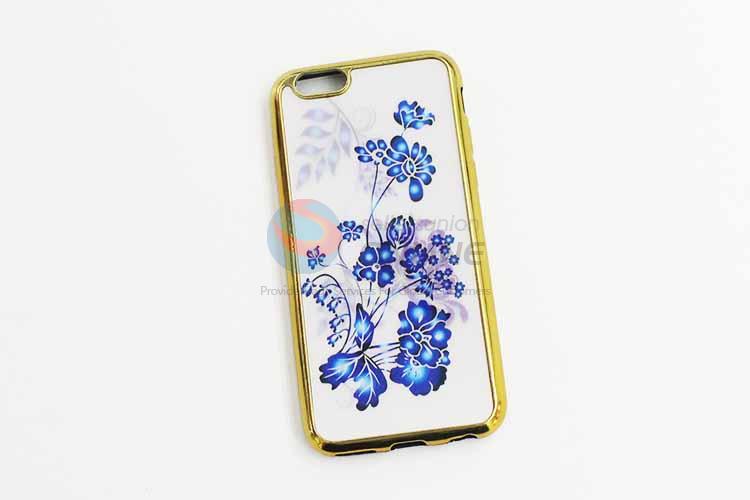 Blue Flower Pattern 3D Phone Accessories Mobile Phone Shell Phone Case For iphone6/6 Plus