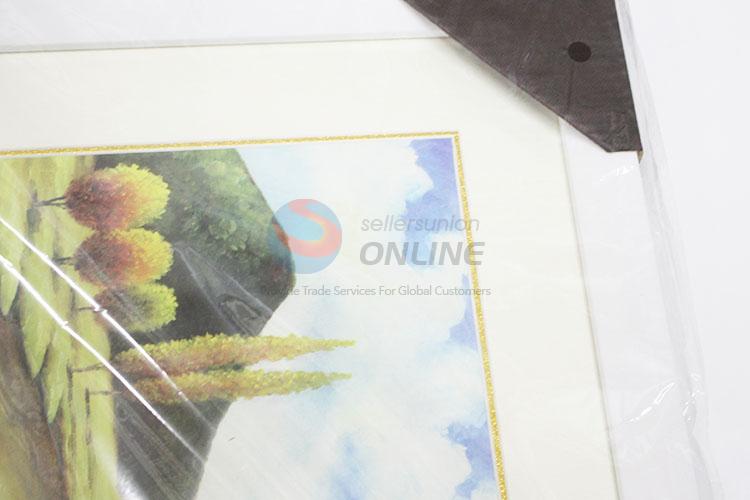 Low Price Mountain View Printed Painting Crafts for Wall Decoration