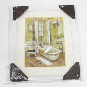 Promotional Gift Warm Bathroom Printed Painting Crafts for Wall Decoration