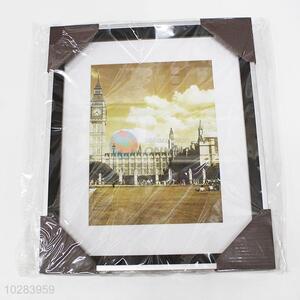 Big Ben Pattern Black Frame Painting Crafts for Wall Decoration