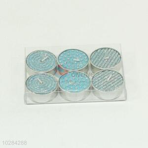 6Pcs/Set Round Design Candle Crafts