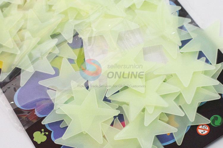 Top quality cheap high sales 100pcs star shape luminous stickers