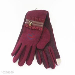 Cute best new style popular red women glove