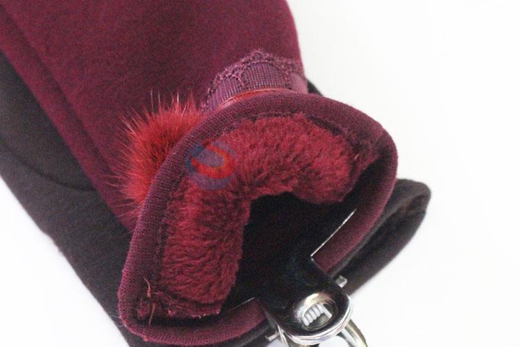 Wholesale top quality 2pcs women gloves