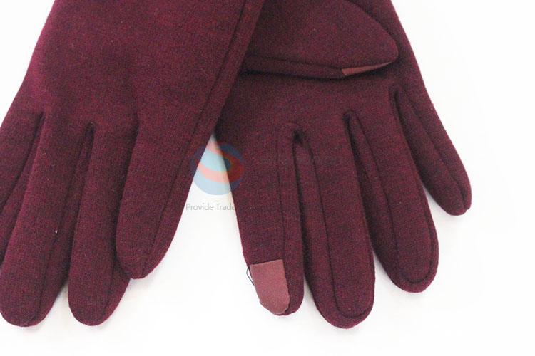 China factory price best fashion red women glove