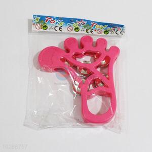 Cartoon Foot Shaped Hand Jingle Shaking Bell