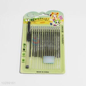 School Stationery Gel Ink Pen with 15 Ink Refills