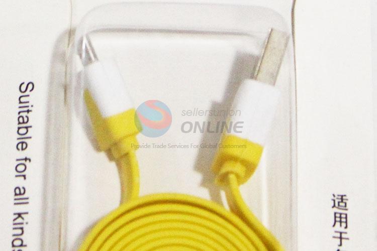 Convenient Mobile Phone Power Charger Cable Flat USB Data Line