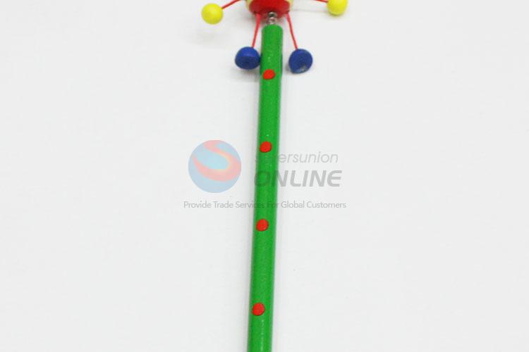 New Hot Selling Silm Green Animal Wooden Pencil