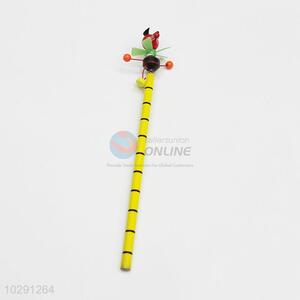 New Hot Selling Yellow Silm Animal Wooden Pencil