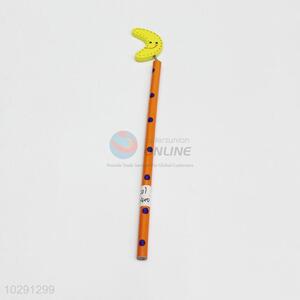 Creative Silm Moon Shape Wooden Pencil