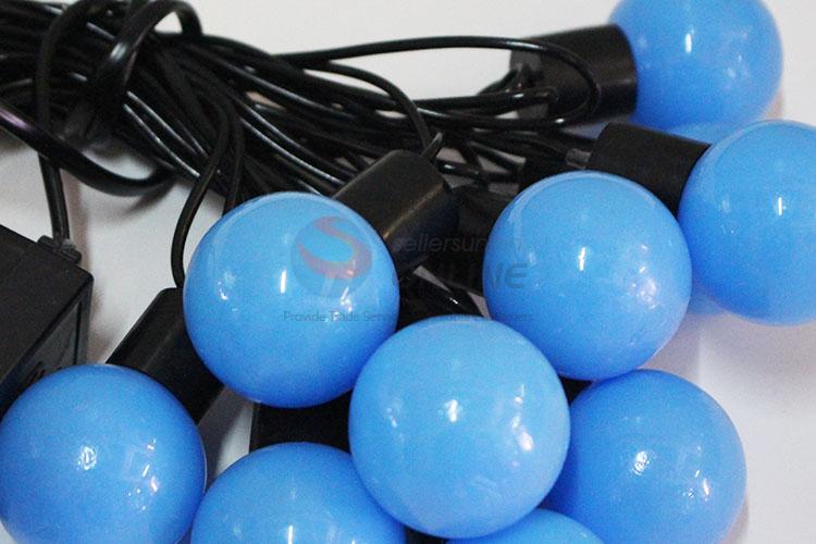 Factory Direct Blue Color Ball Shaped Lights Xmas Wedding Party Decoration