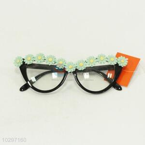 High sales best cool black glasses with green flowers