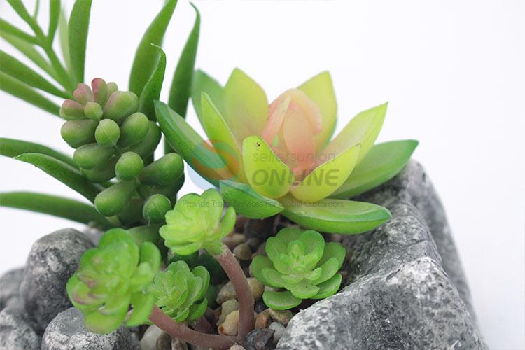 Recent Design artificial succulent plant pot