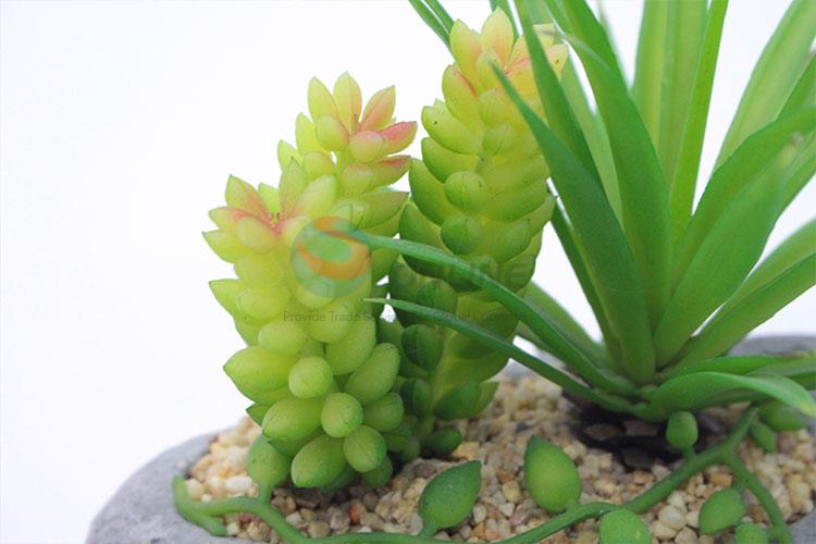 Wholesale custom cheap foot shape artificial succulent plant pot