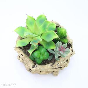 Cool factory price tree branch shape faux succulent plant pot