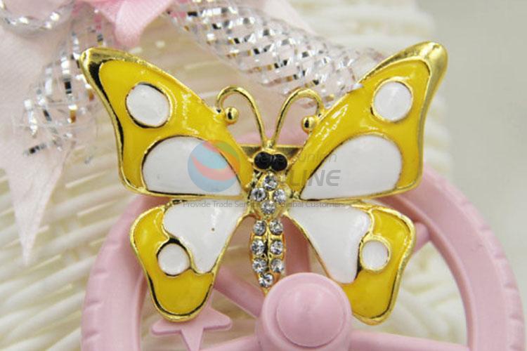 Kawaii Butterfly Shaped Brooch Jewelry, Rhinestone Breastpin