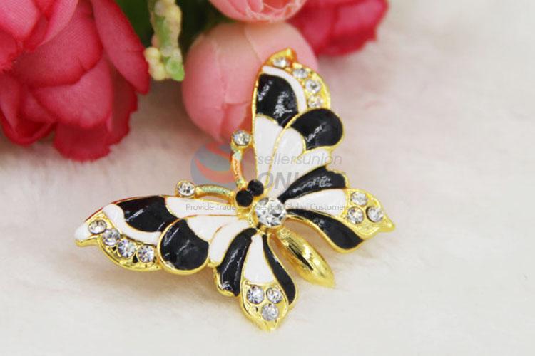 Promotional Gift Ladies Ornament Pin Brooch Breastpin in Butterfly Shape