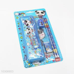 Cheap new style pencil case/pencil/pencil sharpener/eraser/ruler stationery set