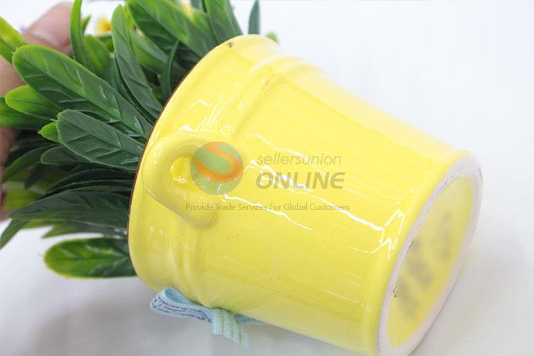 Super quality candy color flowerpot for simulation flower bonsai