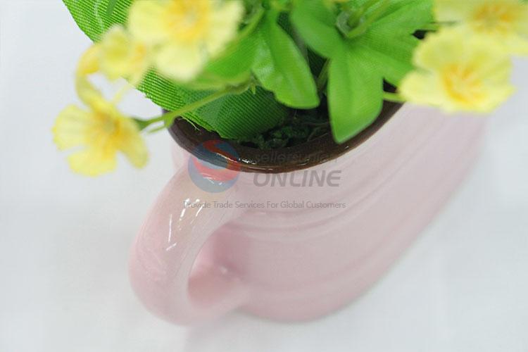 Best selling artificial flower miniascape for decoration