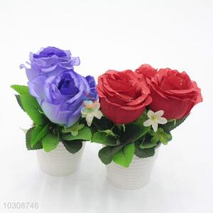 Nice classic cheap artificial flower miniascape for decoration