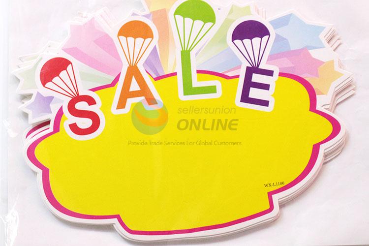 Hot Sale Paper POP Price Tags Price Label Promotion Tag