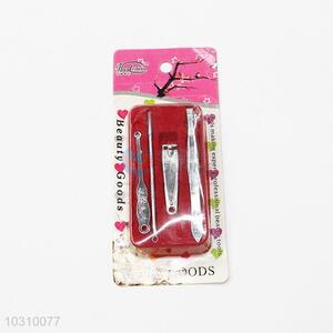 Latest Design Ladies Beauty Kit Eyebrow Tweezers/ Nail File/ Nail Clipper/ Earpick