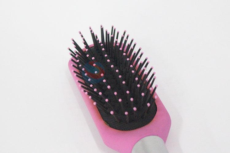 Pink Handle Hair Brush for Salon Hairdressing Styling Tools