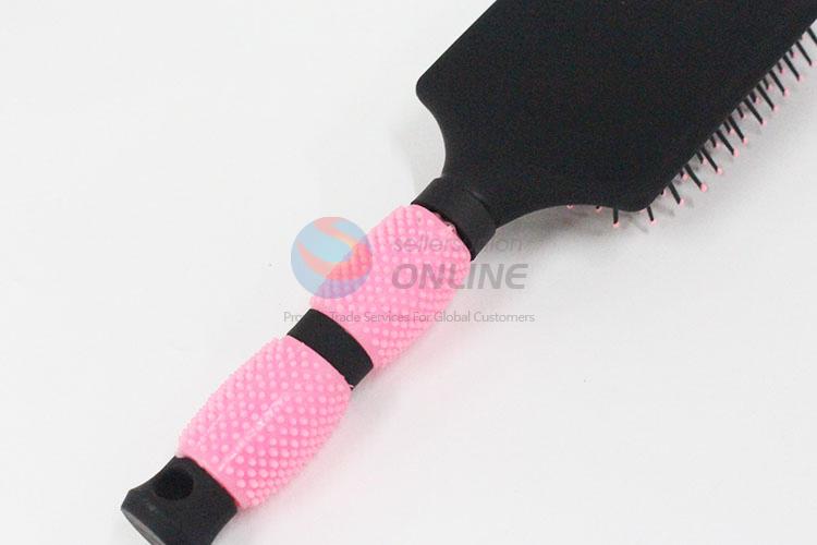 Competitive Price Pink Color Square Shaped Anti-static Comb Brush Hair Accessories