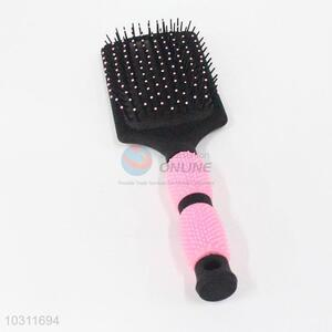 Competitive Price Pink Color Square Shaped Anti-static Comb Brush Hair Accessories