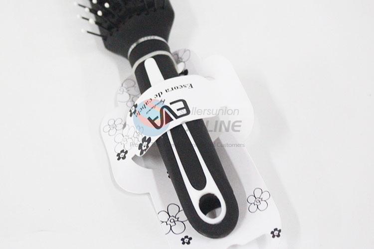 Black Color Massage Comb Hairbrush Bristle&Nylon