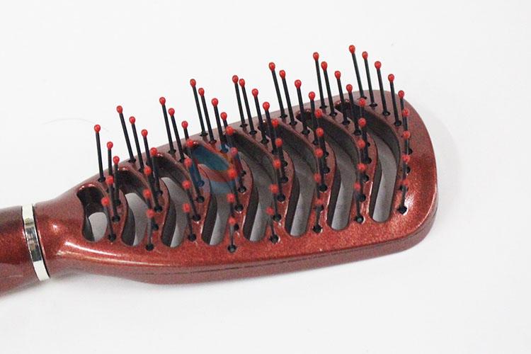 Wholesale Coffee Color Handle Anti-static Hair Comb Brush