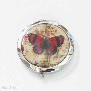 Wholesale top quality butterfly makeup mirror