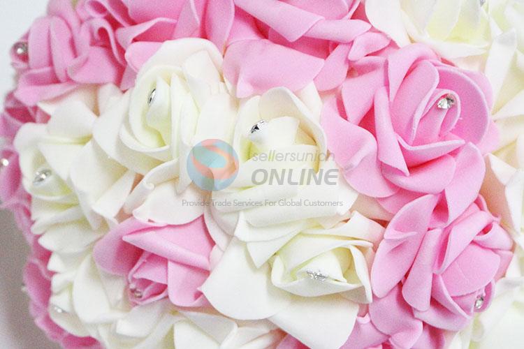 Silk Flower Wedding Bouquet Rose Artificial Flowers