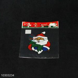 Santa claus pattern window sticker,20.8*30.8cm