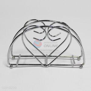 Popular Wholesale Love Shape Decoration Metal Paper Towel Holder