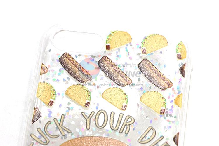 Cute Hamburger Printed Mobile Phone Shell for Sale