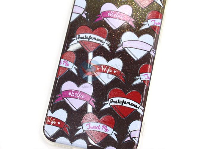 High Quality Heart Printed Mobile Phone Shell for Sale