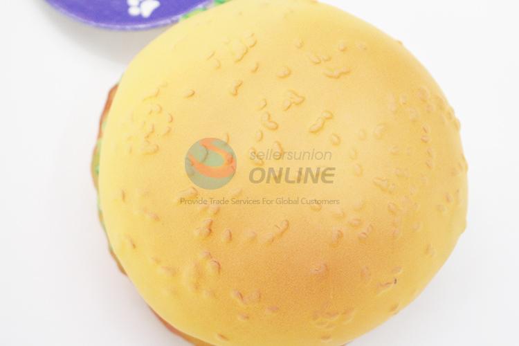 Bottom price good quality pet toy bamburger toy