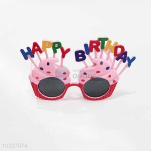 Cupcake Shaped Happy BirthdayFashion Party Glasses