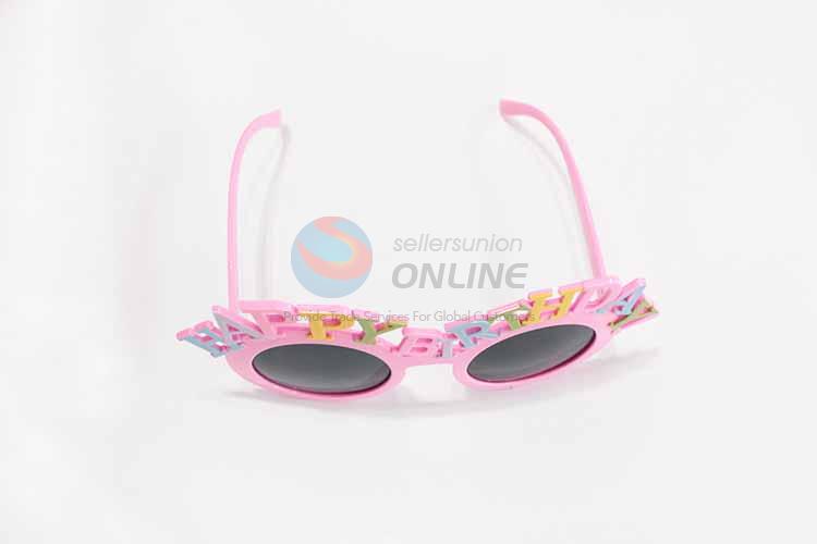 Pink Happy Birthday Fashion Party Glasses