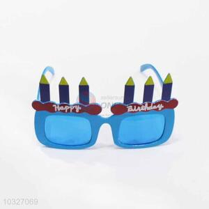 Happy Birthday Blue Fashion Party Glasses