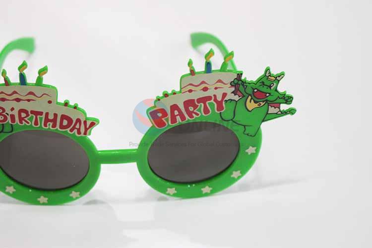 Happy Birthday Green Fashion Party Glasses