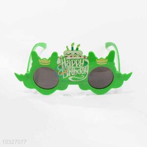 Happy Birthday Green Fashion Party Glasses