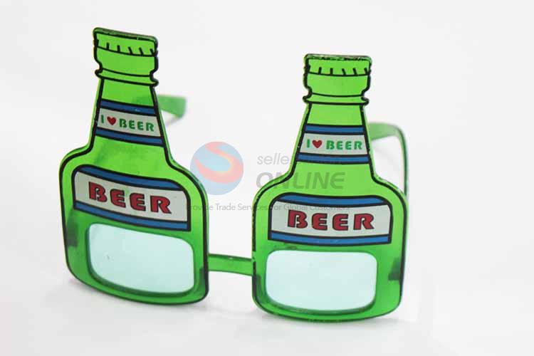 Green Beer Shaped Fashion Party Glasses