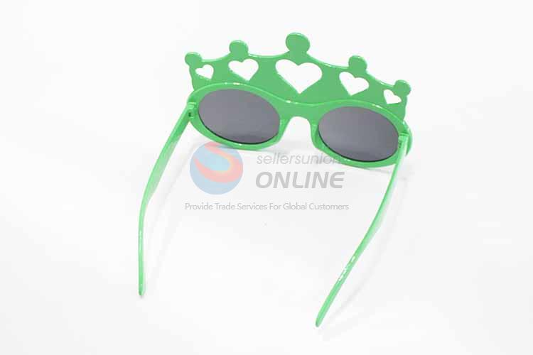 Heart Pattern Green Fashion Party Glasses